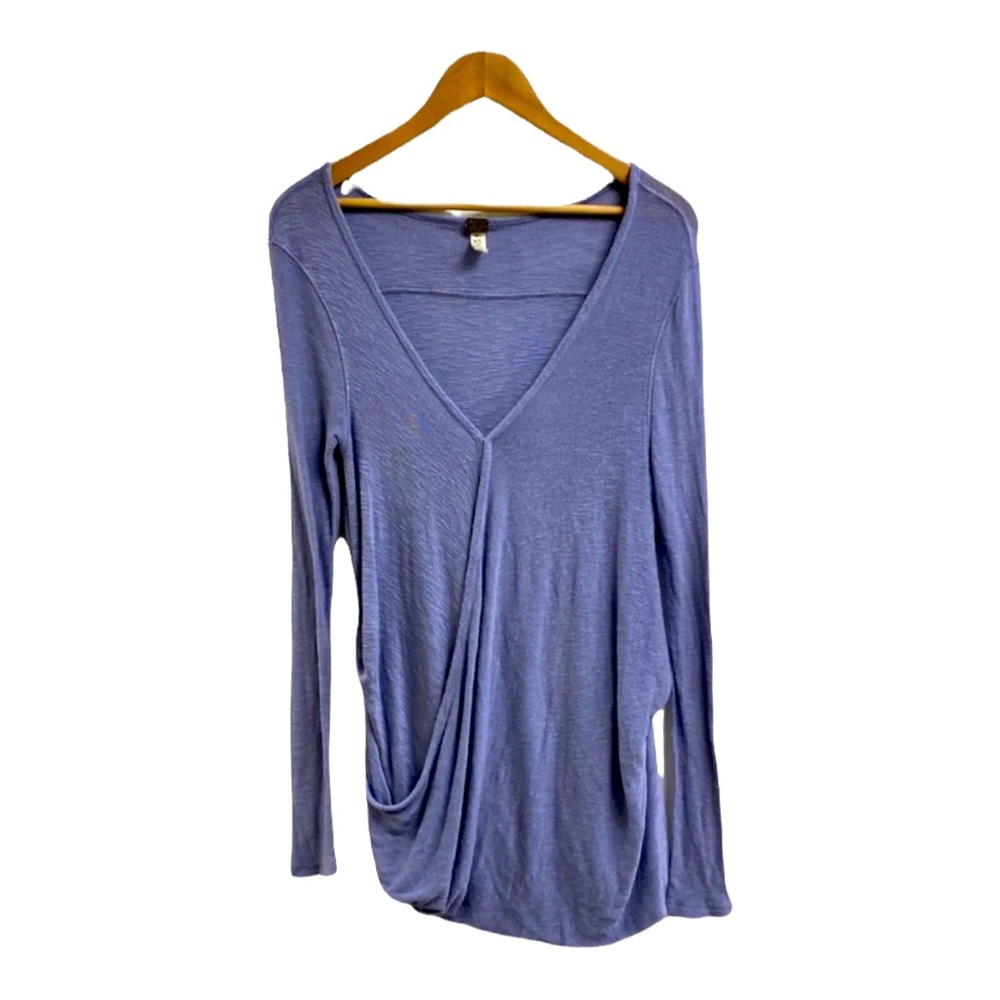 Free People We The Free Women’s faux wrap long sleeve shirt OB438436